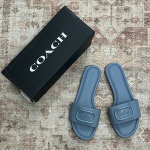 Woman’s NWTs Coach Evy Leather Sandal